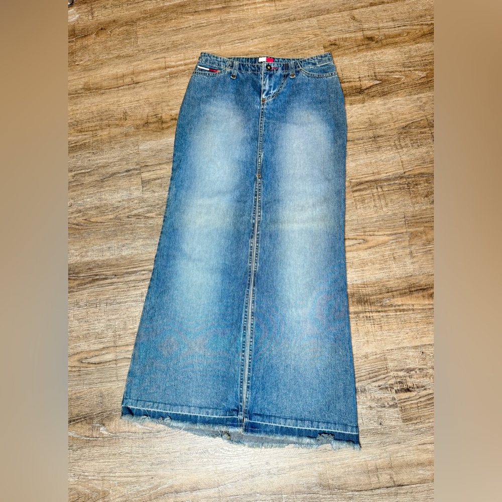 Y2K Tommy Jeans Denim Maxi Skirt